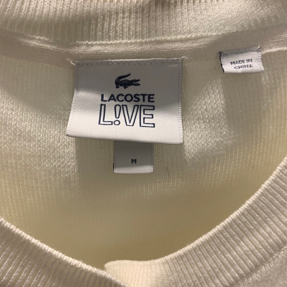 White cardigan